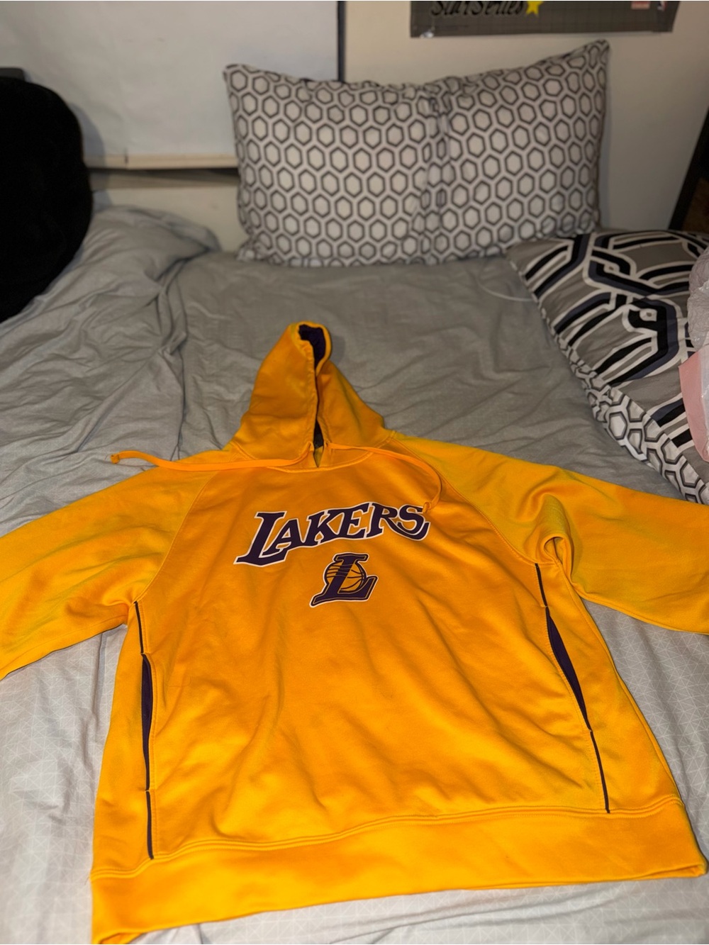 NBA Los Angeles Lakers Gold Hoodie Jacket